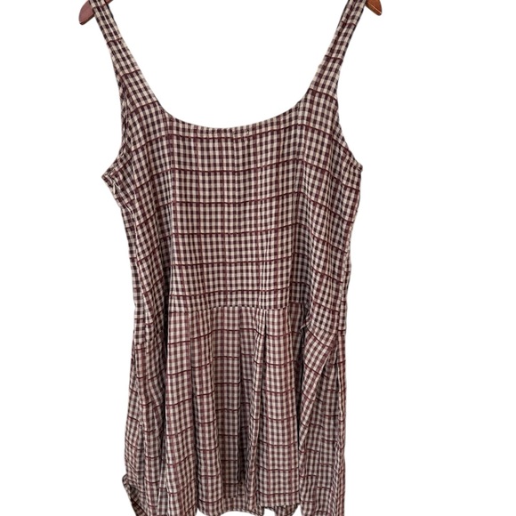 Passport Women’s Mini Milkmaid Peasant Gingham Cottagecore Dress Size XL - Picture 4 of 7